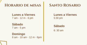 Horario de Celebraciones
